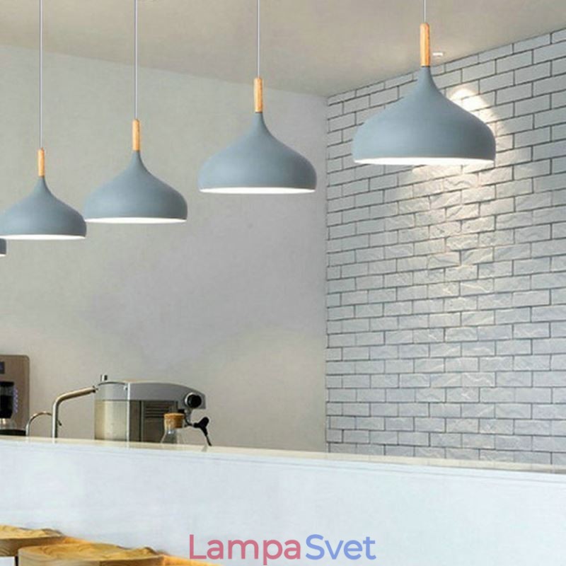 Moderné závesné svietidlo hliníková makarónová lampa domáce nastaviteľné svetlo