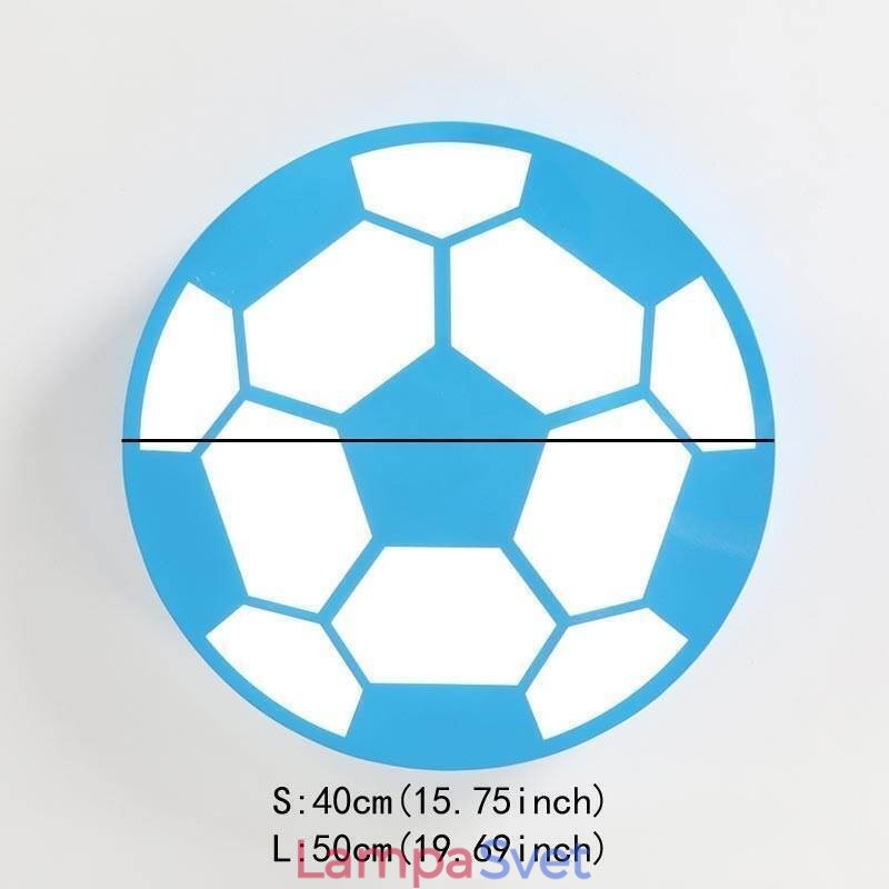 Moderné kreatívne závesné osvetlenie futbalovej lampy