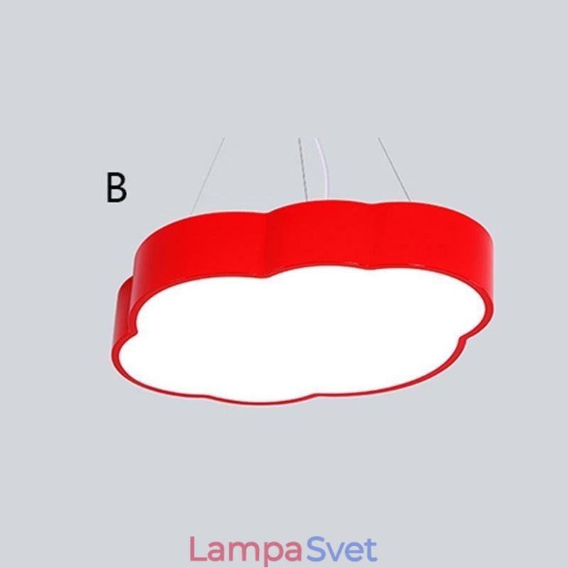 Závesné svetlo Moderné jednoduché cloudové svietidlo Kreatívne kreslené osvetlenie