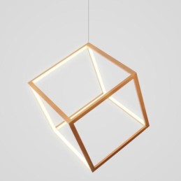 Postmoderné závesné svietidlo Geometrické zlaté závesné svetlo