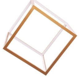 Postmoderné závesné svietidlo Geometrické zlaté závesné svetlo