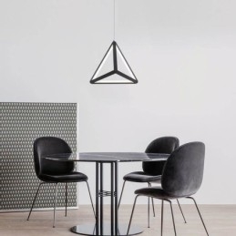 Postmoderné závesné svietidlo s geometrickým trojuholníkom, kreatívne osvetlenie