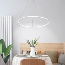 Moderná závesná kruhová lampa 60 cm 80 cm