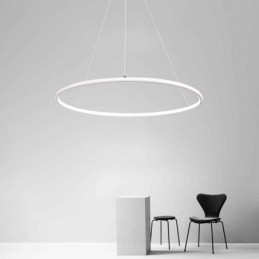Moderná závesná kruhová lampa 60 cm 80 cm