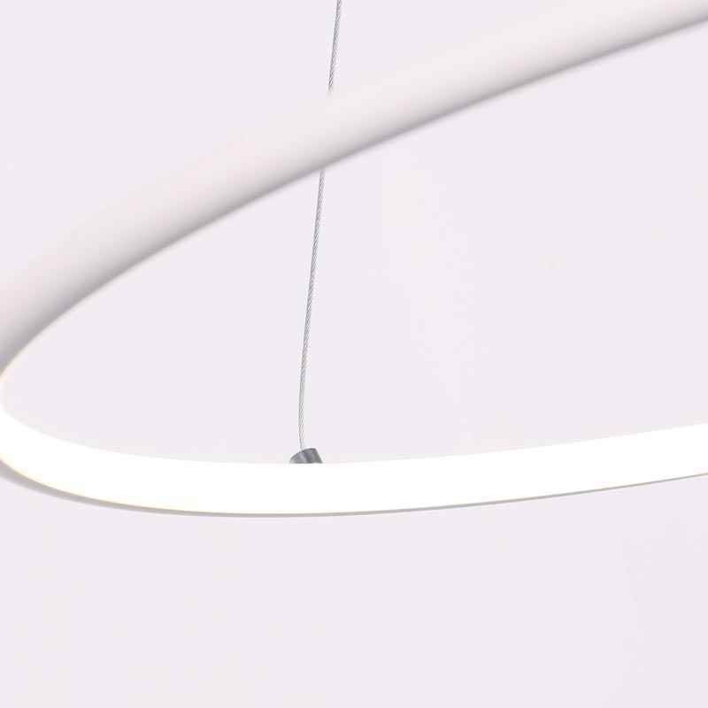 Moderná závesná kruhová lampa 60 cm 80 cm