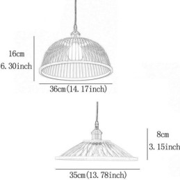 Dome Bamboo Pendant Light Ručne tkané prívesné svetlo