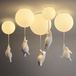 Nordic Ballon Stropné svetlo Akrylový prívesok Light Kids Children