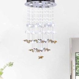 Severské závesné svietidlo Creative Butterfly Glass závesné svietidlo