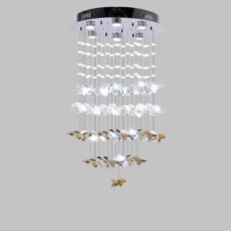 Severské závesné svietidlo Creative Butterfly Glass závesné svietidlo