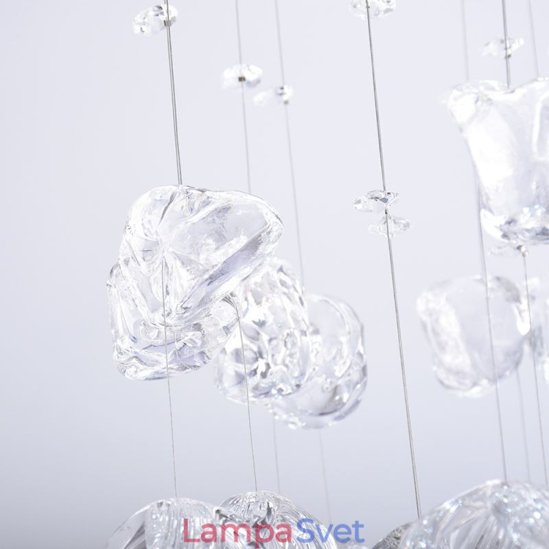 Severské závesné svietidlo Creative Butterfly Glass závesné svietidlo