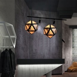 Geometrický prívesok Light Diamantový 3D priesvitný dizajn