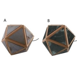Geometrický prívesok Light Diamantový 3D priesvitný dizajn