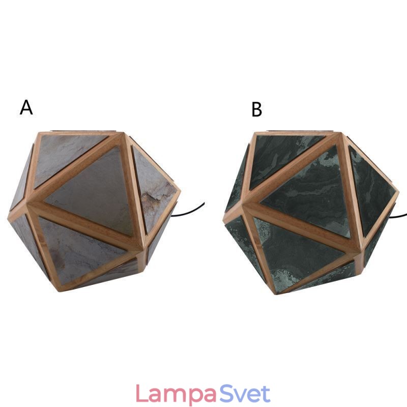 Geometrický prívesok Light Diamantový 3D priesvitný dizajn