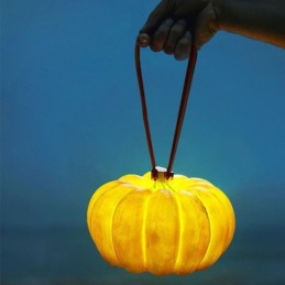 Prenosná tekvicová lampa Japonská retro vonkajšia prenosná lampa