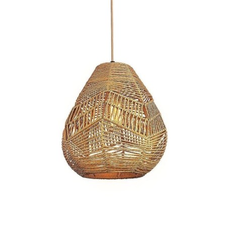 Severské retro stropné svetlo prírodné papierové lano ručne tkané tienidlo na lampu Severské retro stropné svetlo prírodné papierové lano ručne tkané tienidlo na lampu