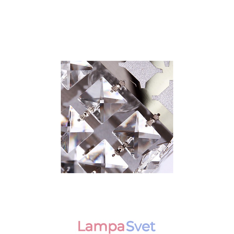 Luster Modern Crystal Stainless Living 4 Lights