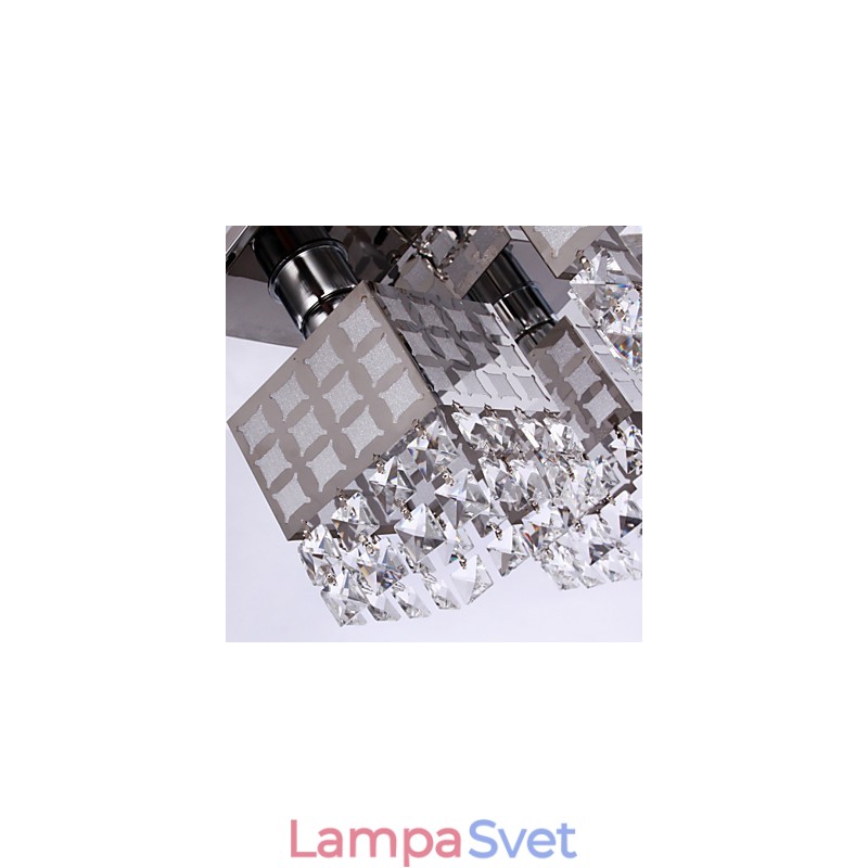 Luster Modern Crystal Stainless Living 4 Lights