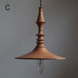 Závesné svietidlo Rubberwood Ins Vintage závesné svetlo