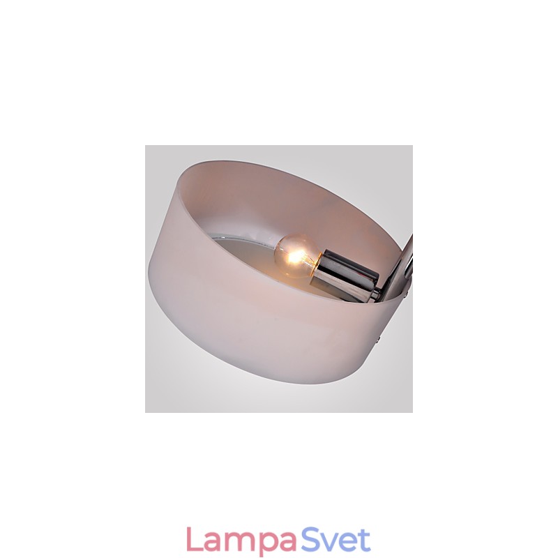 Moderný súčasný chrómový kovový luster pod omietku