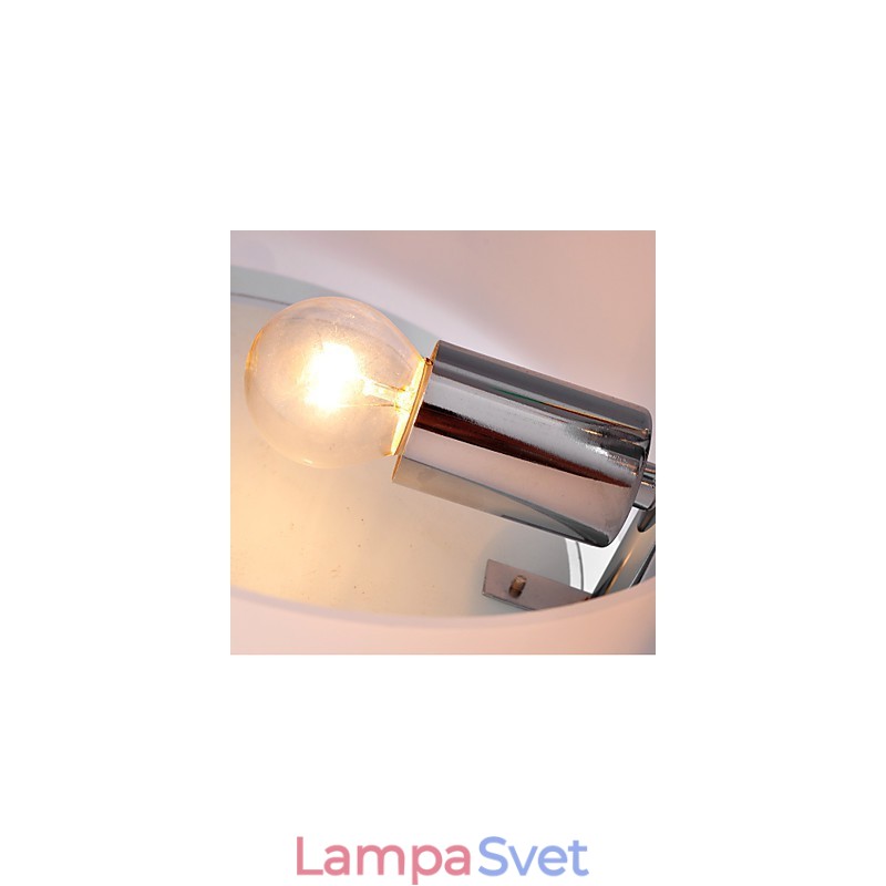 Moderný súčasný chrómový kovový luster pod omietku