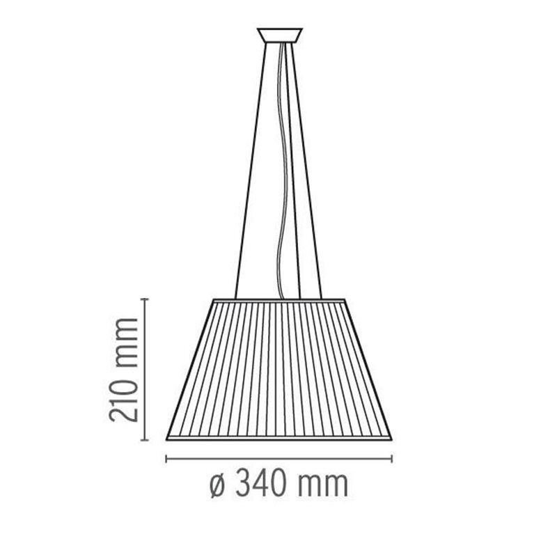 Sklenené závesné svietidlo Moderné jednoduché jednostropné svietidlo