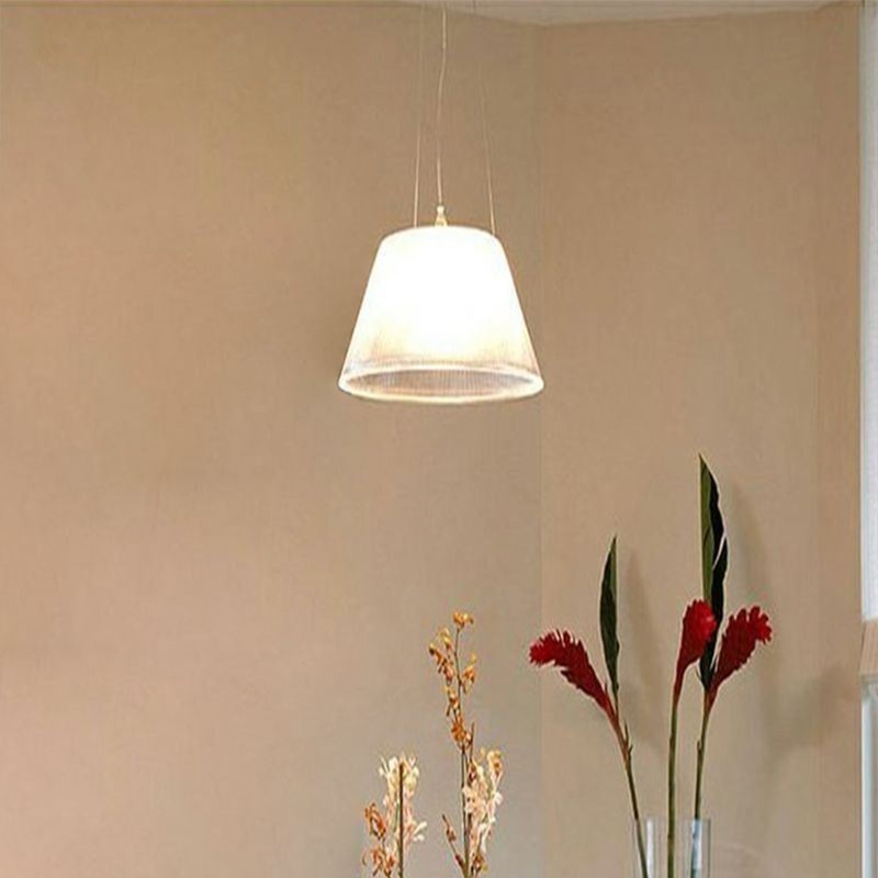 Sklenené závesné svietidlo Moderné jednoduché jednostropné svietidlo
