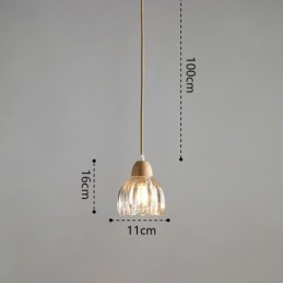 Sklenené závesné svetlo Retro Pastoračný štýl Ostrovný strop Svetlá kaučuková drevená dekoratívna lampa