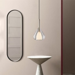 Závesné svietidlo Moderné minimalistické dvojité sklenené stropné svietidlá