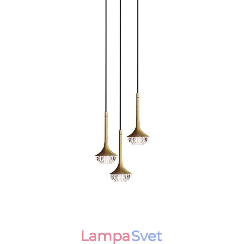 Moderné sklenené závesné svietidlo Kované sklenené stropné svietidlo