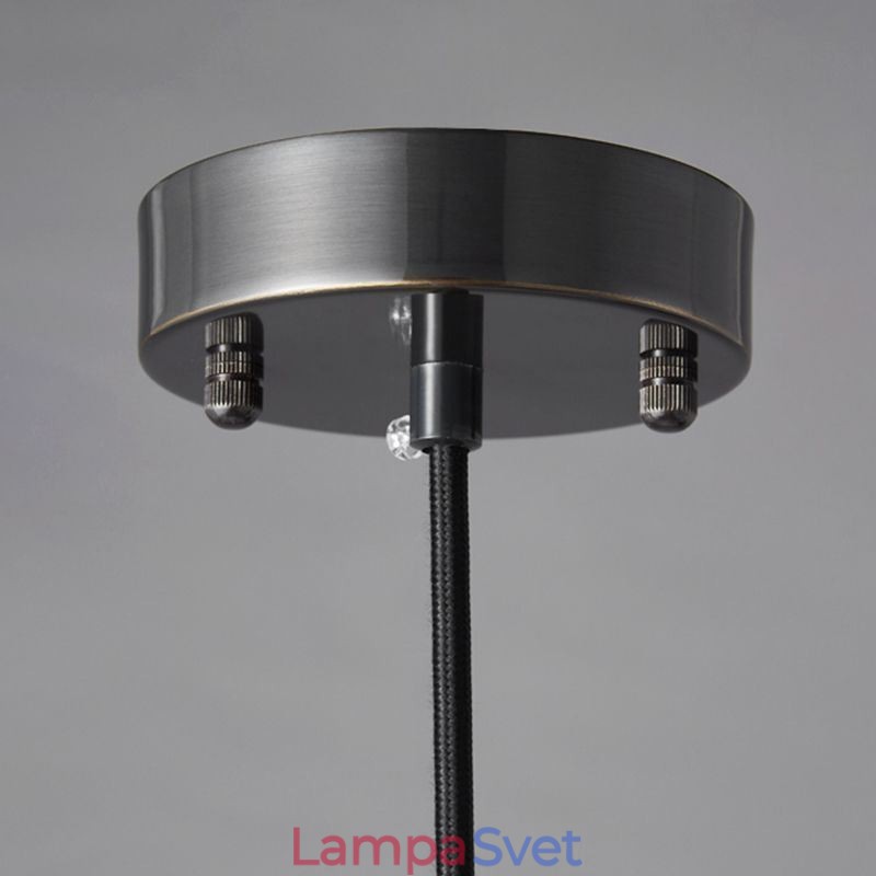 Závesná domáca lampa so sklenenou guľou