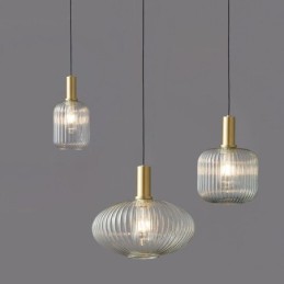 Moderné závesné svietidlo One Light Sklenené závesné osvetlenie Island