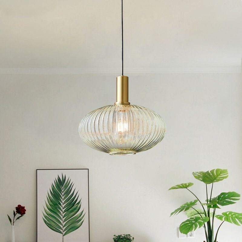 Moderné závesné svietidlo One Light Sklenené závesné osvetlenie Island