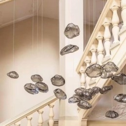 Creative Nordic Pendant Light Sklenený luster Umelecké závesné svetlo