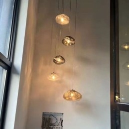Creative Nordic Pendant Light Sklenený luster Umelecké závesné svetlo