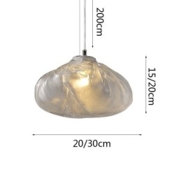 Creative Nordic Pendant Light Sklenený luster Umelecké závesné svetlo