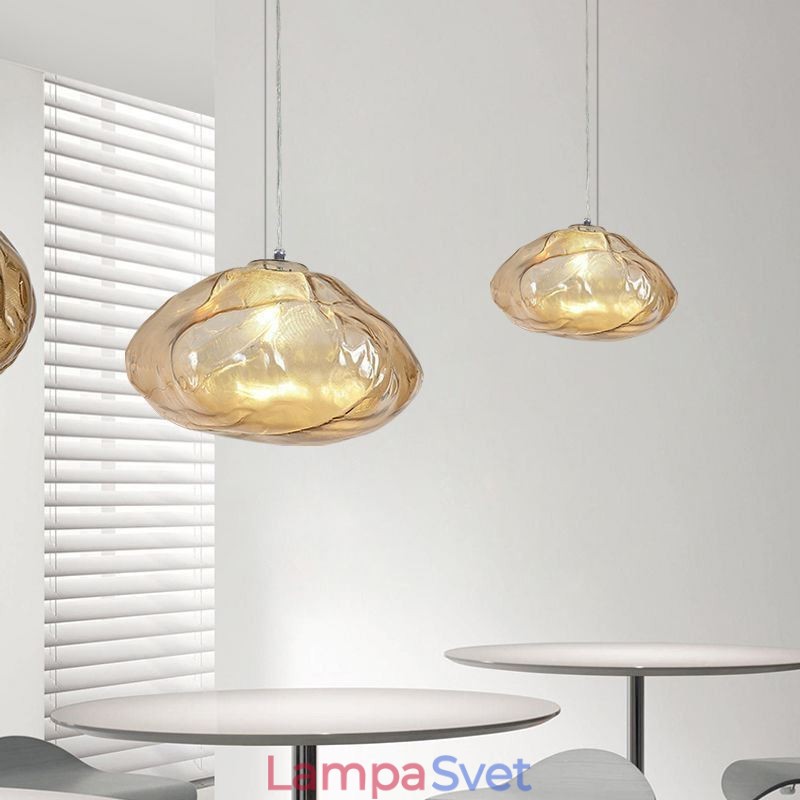 Creative Nordic Pendant Light Sklenený luster Umelecké závesné svetlo