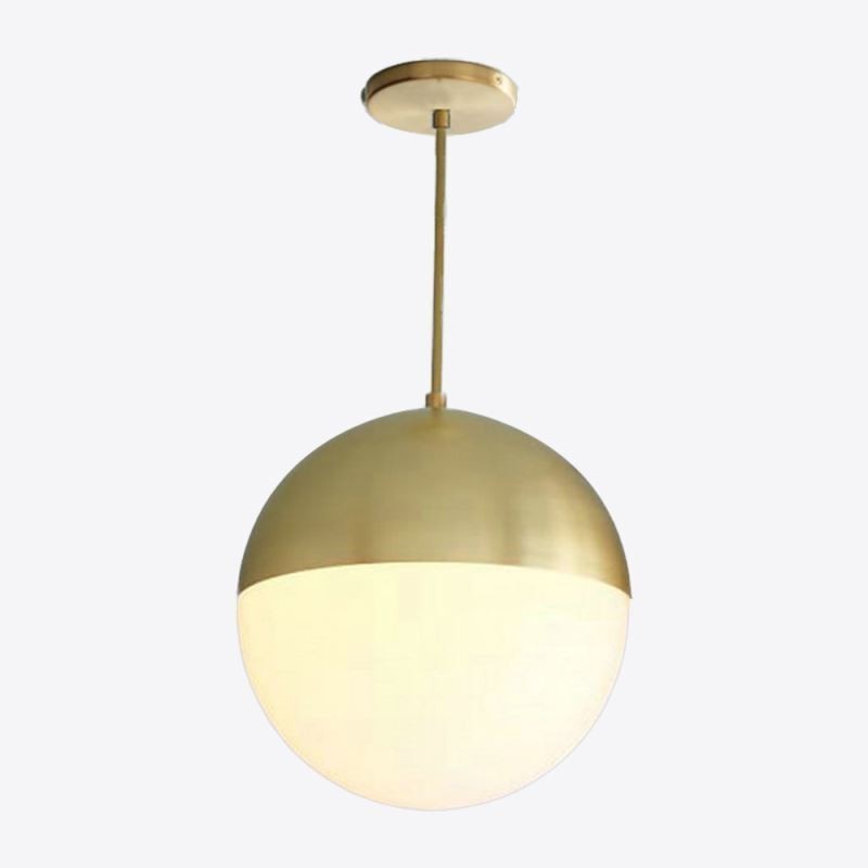 Moderná sklenená guľôčkový prívesok Light Island Ideas Lamp