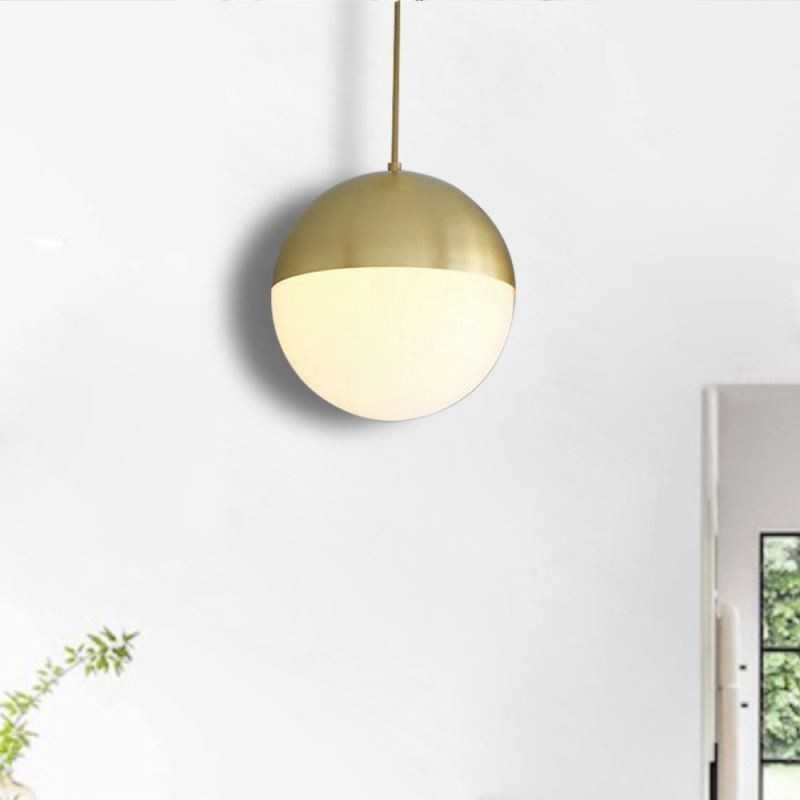 Moderná sklenená guľôčkový prívesok Light Island Ideas Lamp