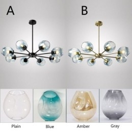 Severské sklenené závesné svetlo Čarovná fazuľová lampa Lusterové osvetlenie