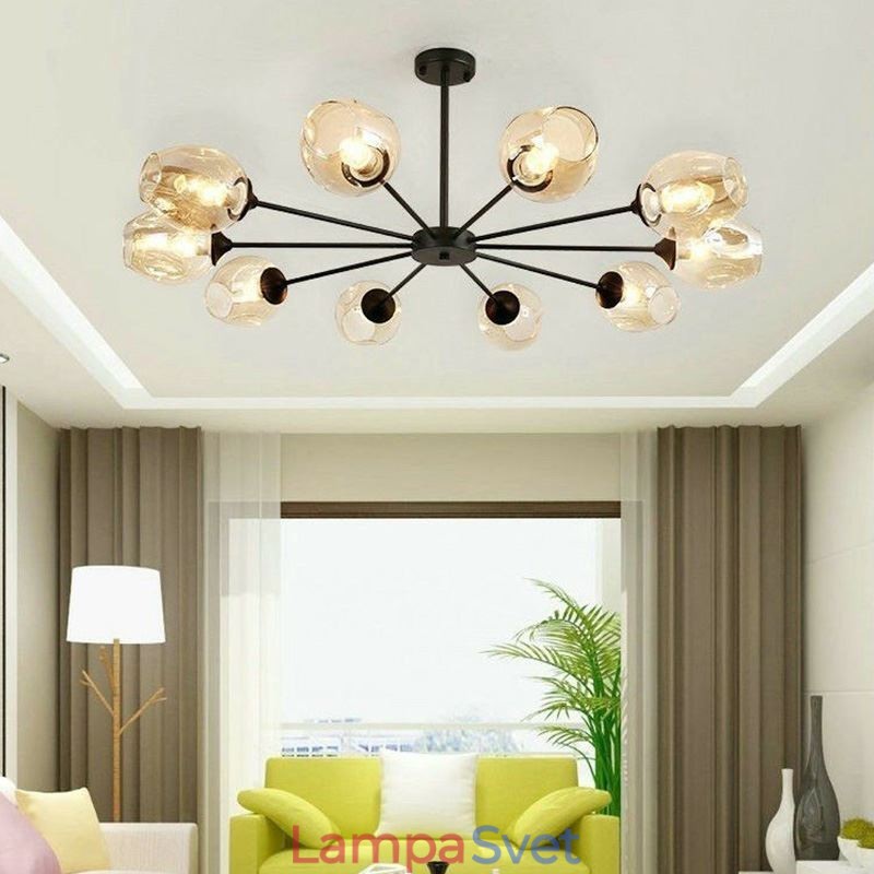 Severské sklenené závesné svetlo Čarovná fazuľová lampa Lusterové osvetlenie