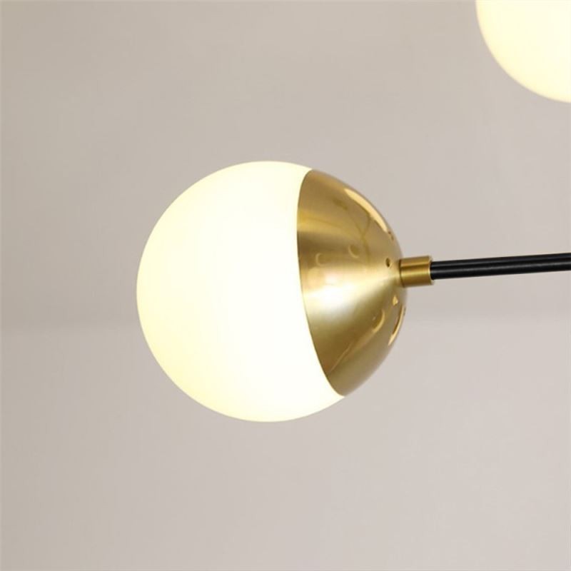 Závesné svietidlo Nordic Glass Luster v tvare magickej fazule