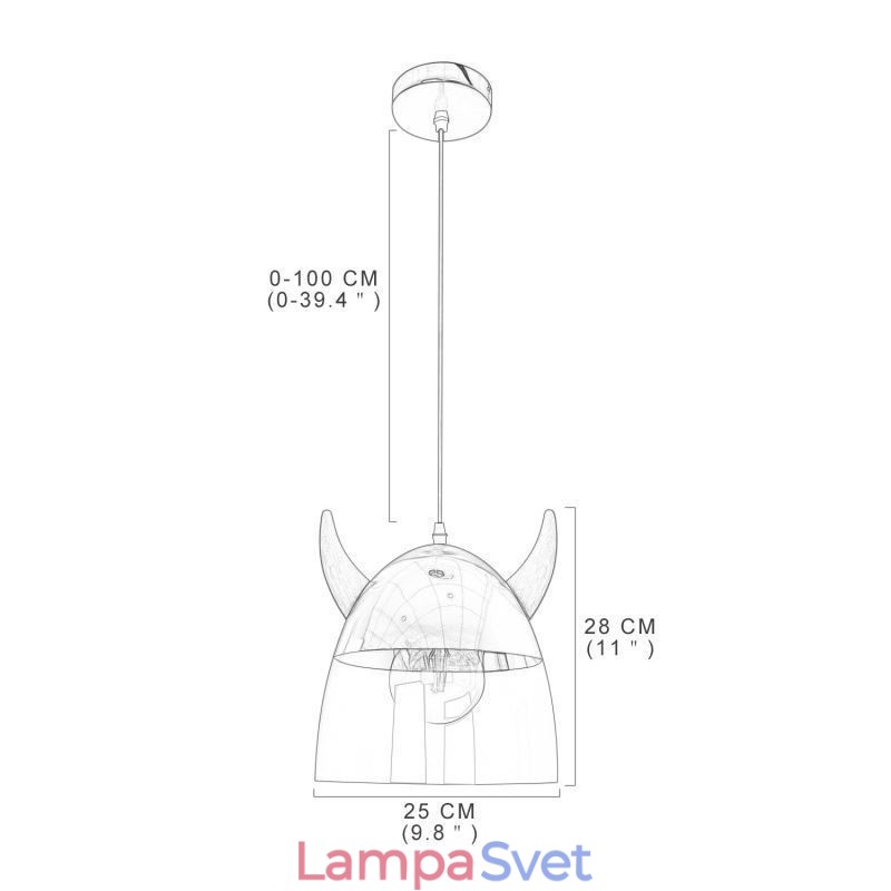 Klasické sklenené závesné svetlo Drevená rohová lampa Kreatívne osvetlenie
