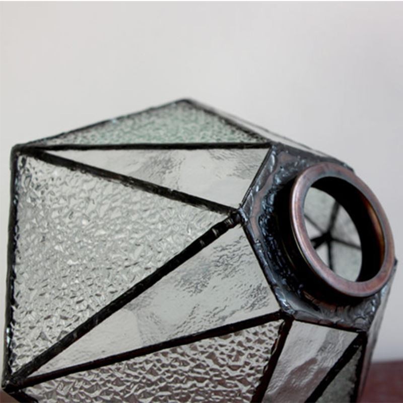 Geometrické farebné sklo Farmhouse Pendant Light
