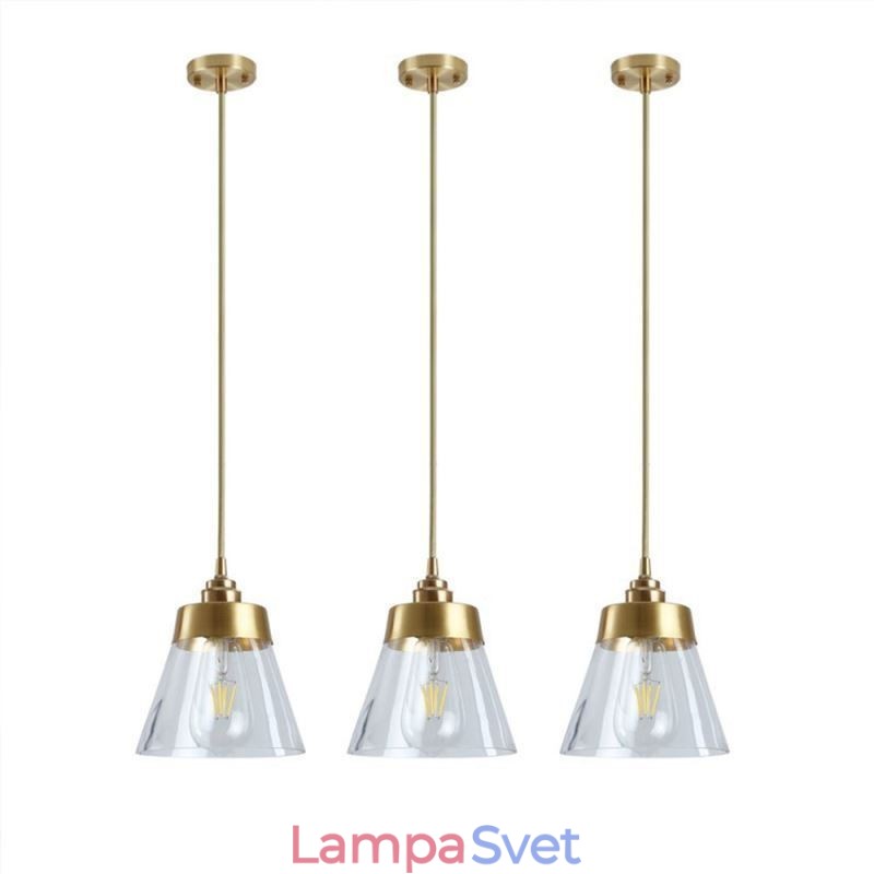 Severské retro závesné svietidlo sklenené tienidlo domáce osvetlenie mosadzný držiak lampy svetlo