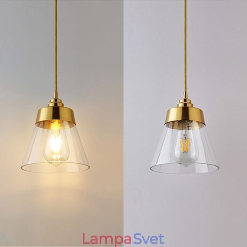 Severské retro závesné svietidlo sklenené tienidlo domáce osvetlenie mosadzný držiak lampy svetlo