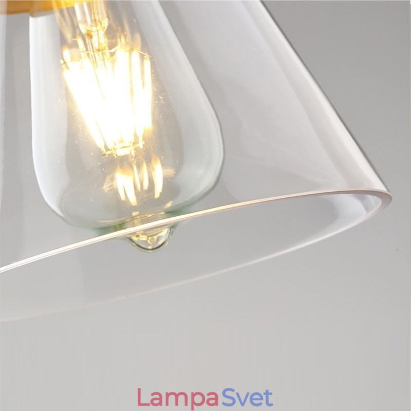 Severské retro závesné svietidlo sklenené tienidlo domáce osvetlenie mosadzný držiak lampy svetlo