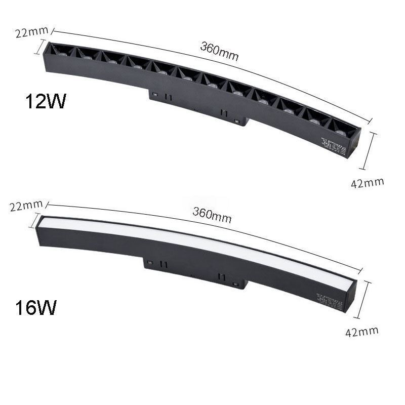Kruhové dráhové svietidlo Magnetické zapustené dráhové svietidlo 150 cm