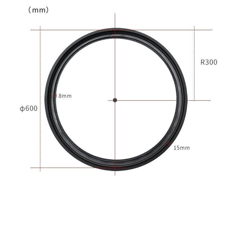 Kruhové dráhové svietidlo Magnetické zapustené bodové dekoratívne svietidlo 60 cm