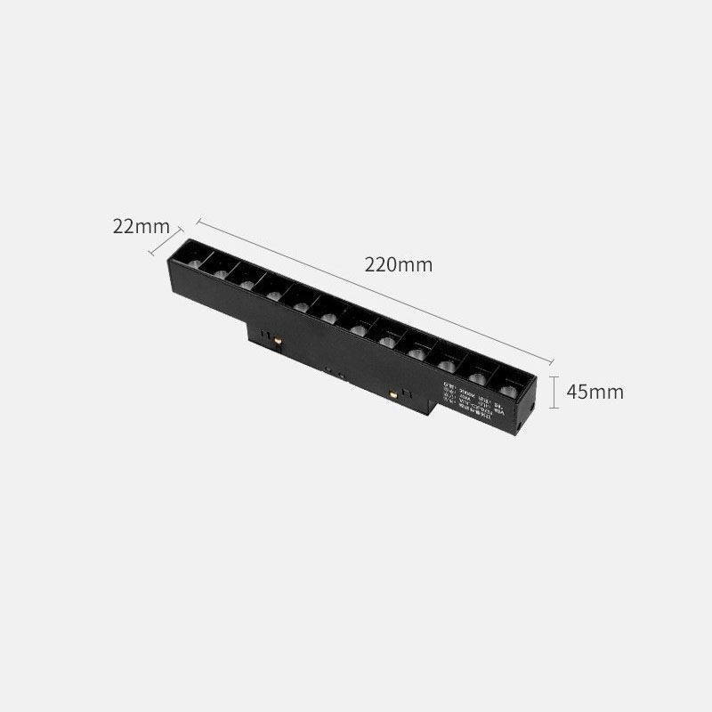 Magnetické dráhové svietidlo Zapustené bodové dekoratívne svietidlo 3M 36V