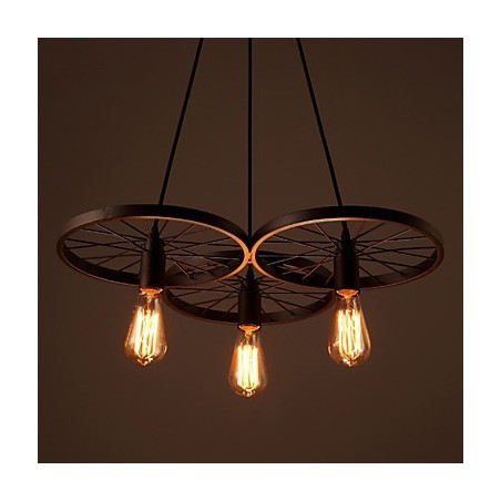 Loft Retro závesné lampy Americký vidiecky kovaný luster kolies v industriálnom štýle Loft Retro závesné lampy Americký vidiecky kovaný luster kolies v industriálnom štýle